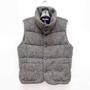 Ralph Lauren Rugby Herringbone Wool Puffy Vest